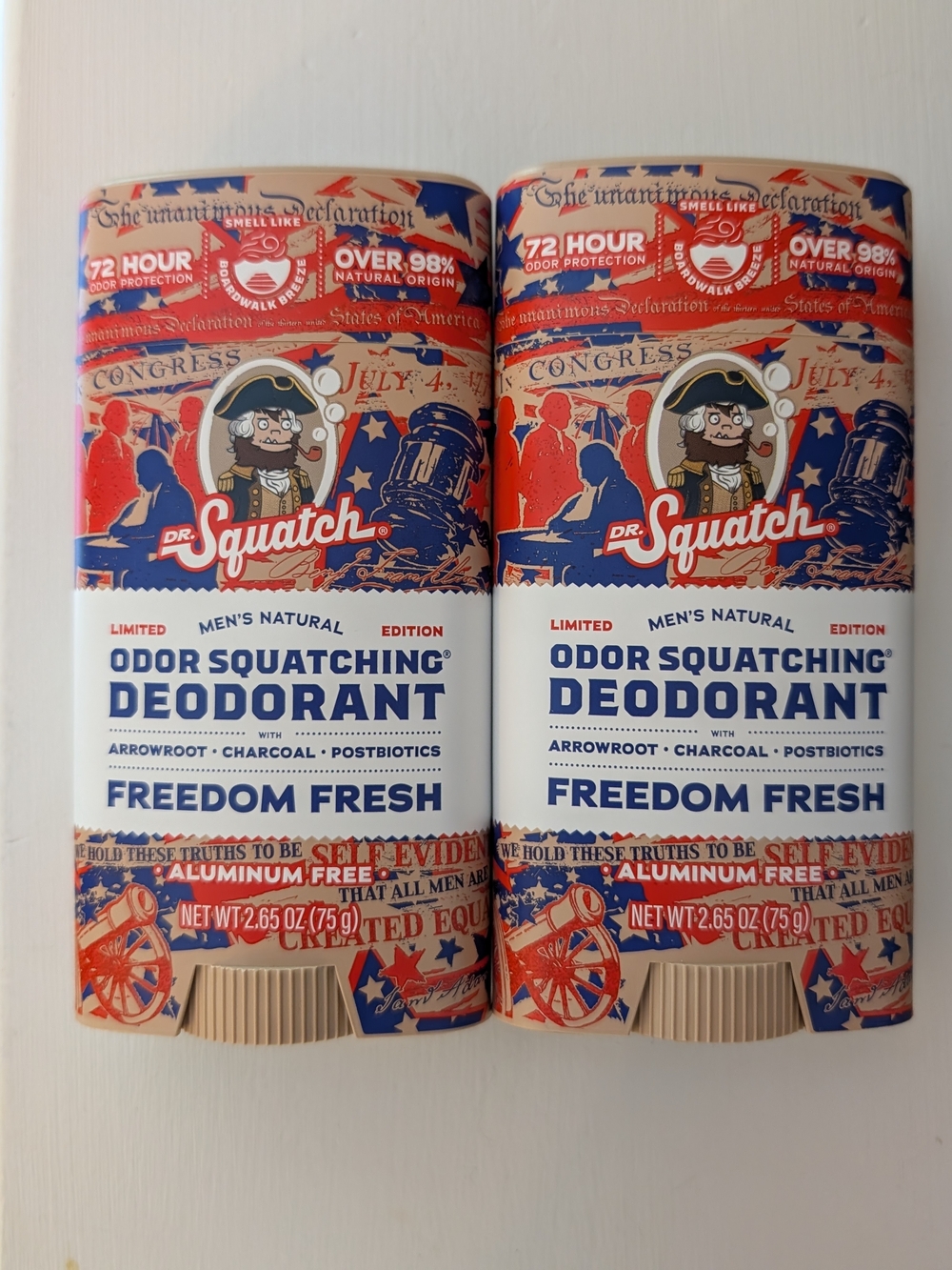 Freedom Fresh Men’s Deodorant Stick - Red/Blue/White